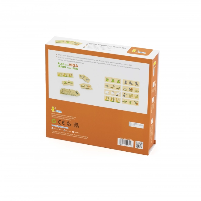 Puzzle en bois des activités animales Viga