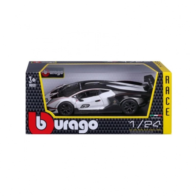 Bburago 1:24 Course Lamborghini Essenza SCV12 – Blanc