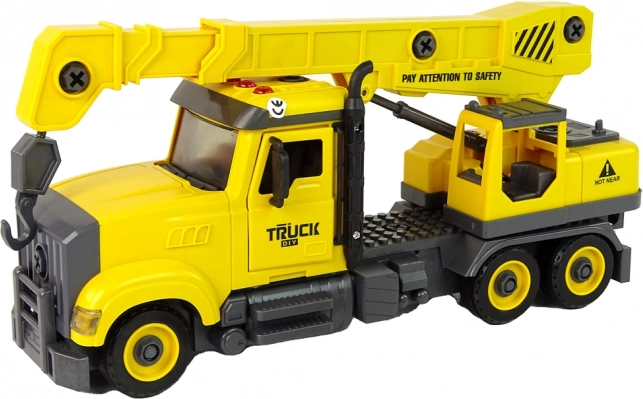 Camion Grue Jaune à Monter et Démonter