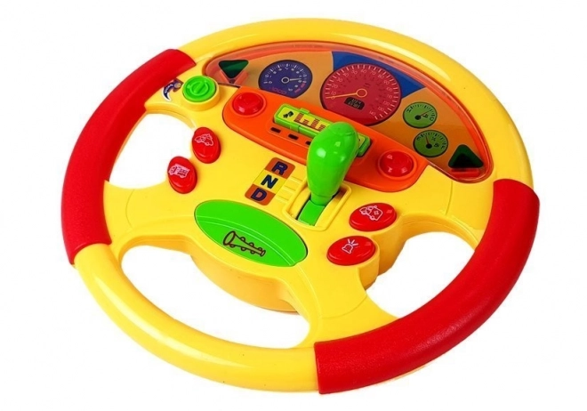 Volant éducatif pour bébés avec effets sonores et lumineux