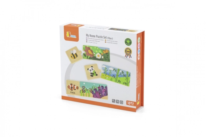 Puzzle Animaux Divertissement Logique VIGA