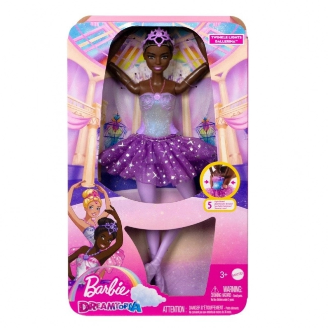 Poupée Barbie Dreamtopia Danseuse de Ballet Lumières Magiques Brune