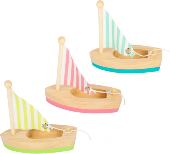 Voiliers en bois pour l’eau malfoot - set de 3 pièces