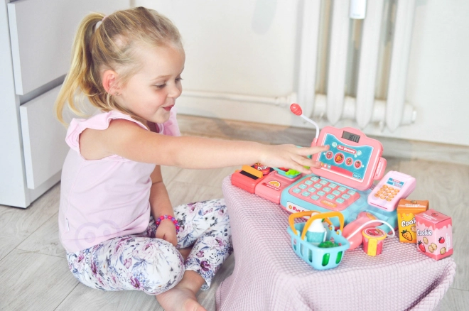 Caisse enregistreuse pour enfants Woopie avec scanner et accessoires