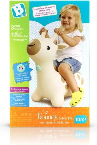 B-Kids Pont de saut en caoutchouc - girafe