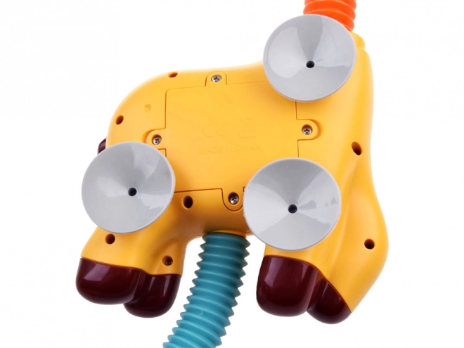 Girafe de bain joyeuse avec effet de douche aquatique
