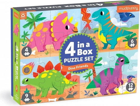 4 puzzles dans une seule boîte