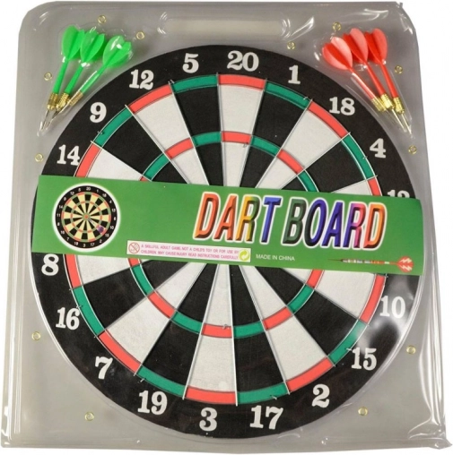 Cible avec fléchettes 36 cm pour enfants