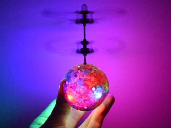 Boule Disco volante lumineuse contrôlée par la main