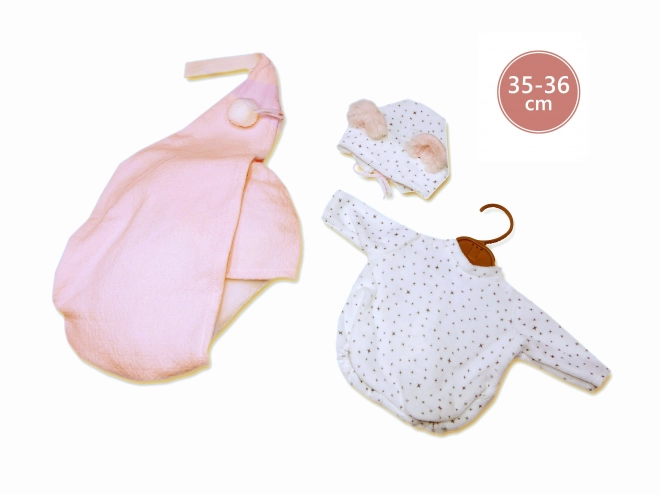 Llorens M635-66 tenue pour poupée bébé NEW BORN taille 35-36 cm