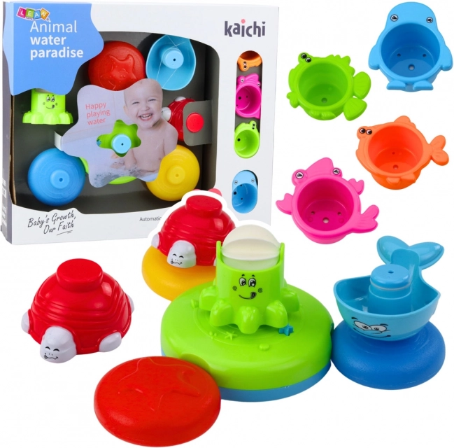Jouet de bain interactif avec fontaine pour enfants