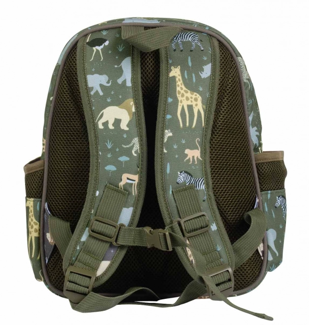 Un Petit Lovely Company sac à dos pour la maternelle – Zvířata ze savany