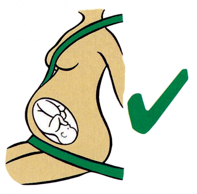 Ceinture de sécurité pour femmes enceintes