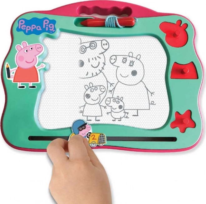 CHARACTÈRE Peppa Pig : Tableau de Dessin Magnétique