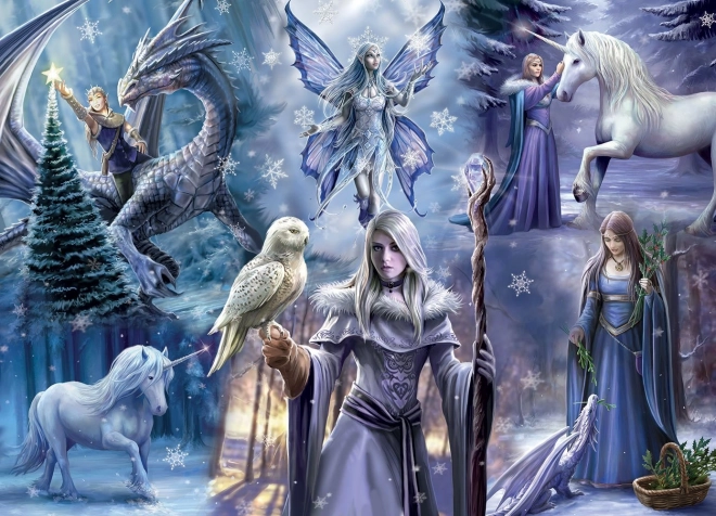 Puzzle Fantaisie d’hiver 1000 pièces