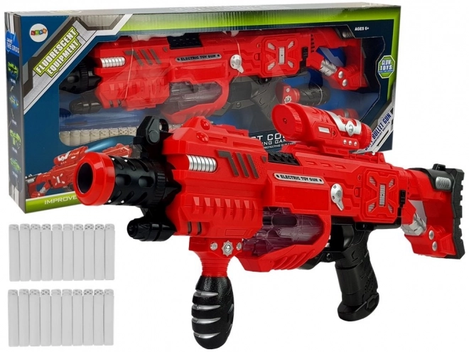 Arme lumineuse pour enfants avec munitions en mousse