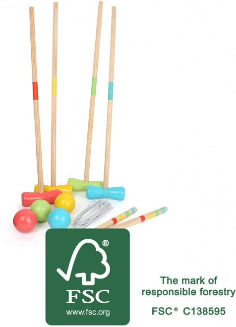 Croquet en bois pour enfants de small foot