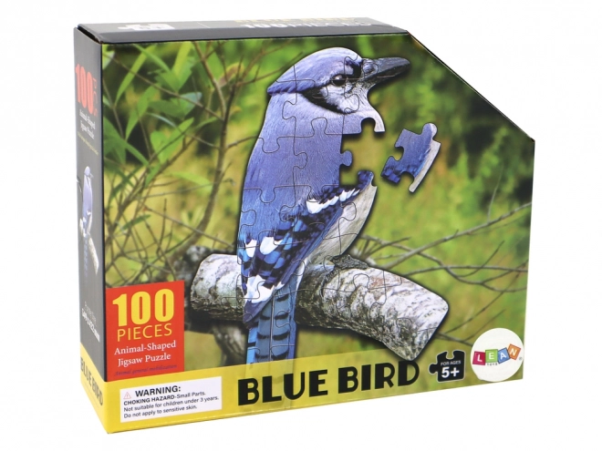 Puzzle 100 pièces oiseau bleu