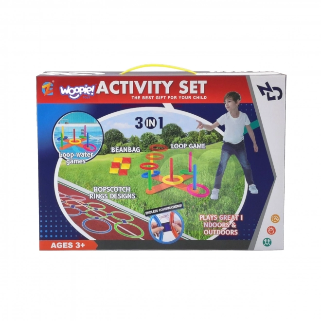 Ensemble 3 en 1 pour jeux en plein air de Woopie