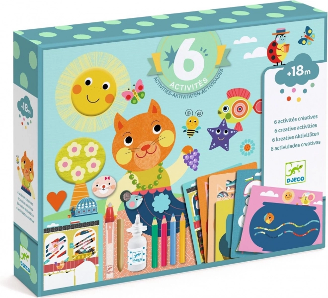 DJECO Ensemble artistique Chat et amis