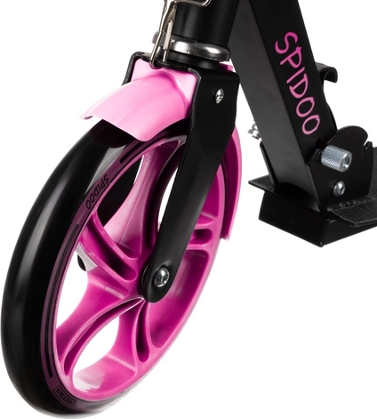 Trottinette de ville pliable pour enfants avec grandes roues (200 mm) – rose