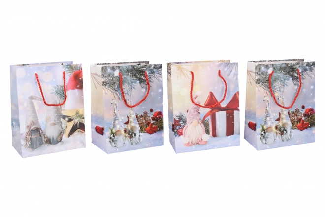 Sac cadeau M 26x32x10 cm Noël