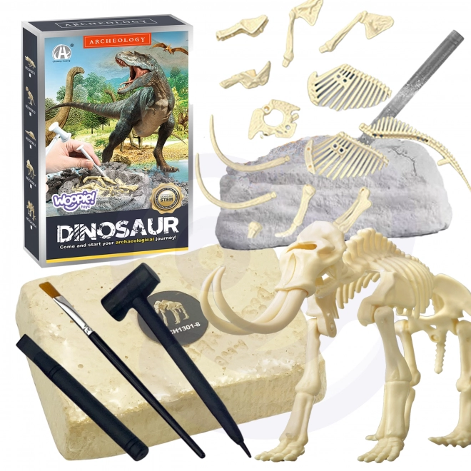 Woopie jouet créatif squelette dinosaure fouilles archéologiques