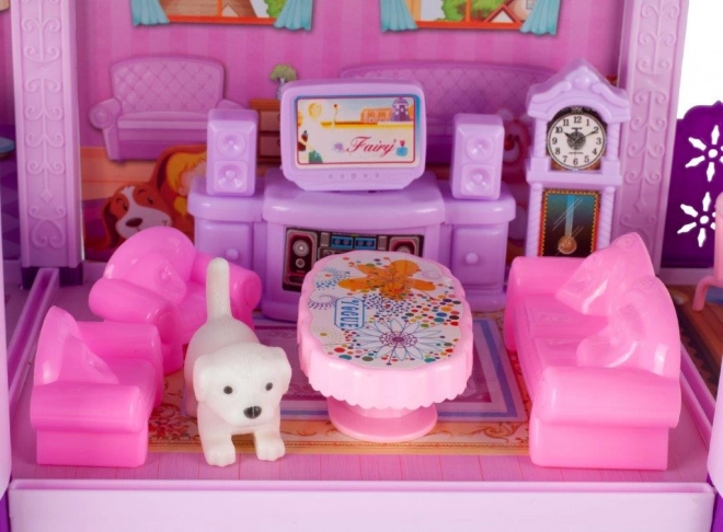 Maison de poupée avec poneys