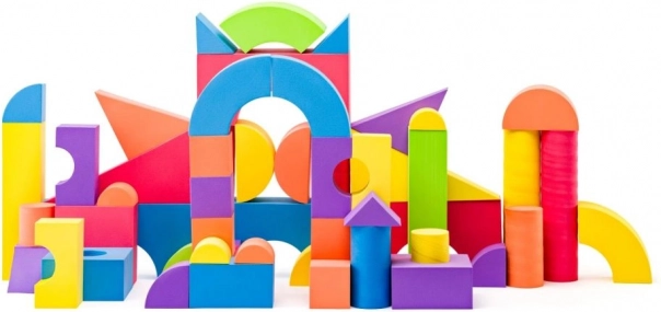 Blocs en mousse souples pour enfants 54 pcs