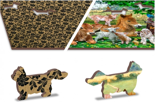 Formes de pièces uniques