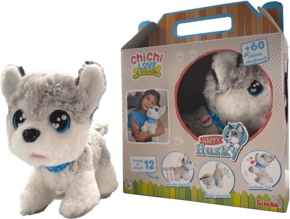 Mascotte interactive ChiChi Love Happy Husky