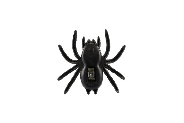 Araignée grimpante en plastique sur verre 8cm 3 couleurs sur carte