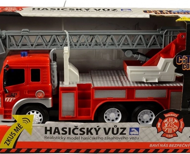 Camion de pompiers City Collection à piles