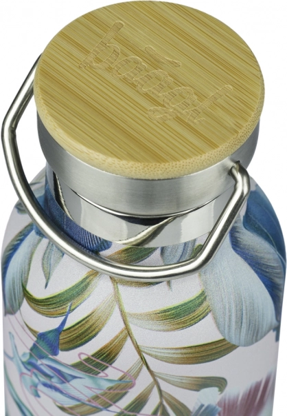 Bouteille isotherme avec bouchon en bambou Leafs 500 ml