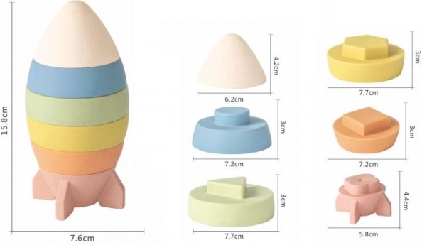 Fusée empilable – formes ZIRO