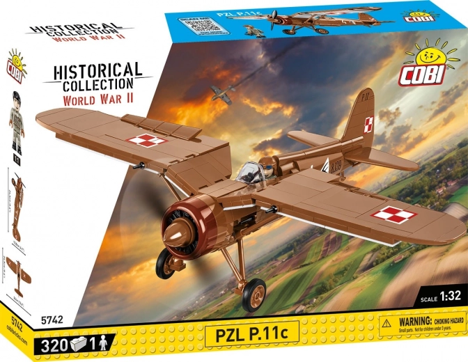 Maquette d’avion PZL P.11c 1:32 – collection historique