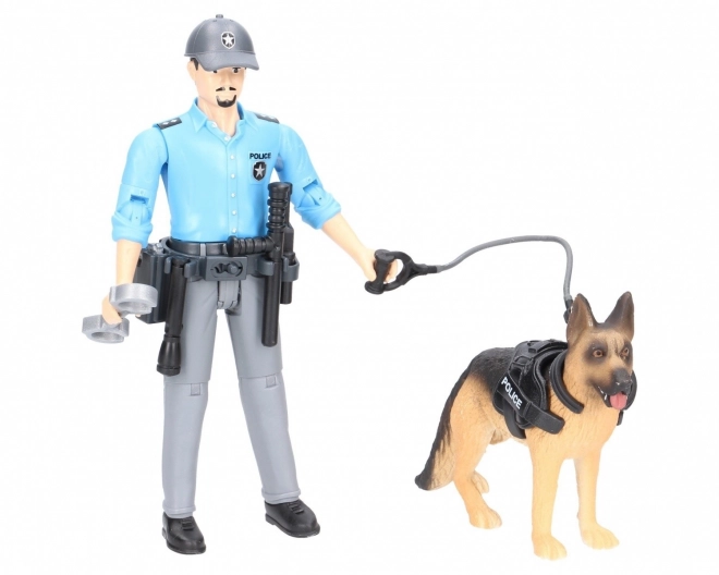 Bruder BWORLD Policier avec chien