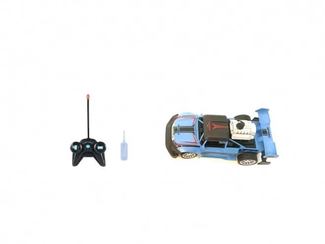 Voiture RC 1:20 avec effet fumée rouge