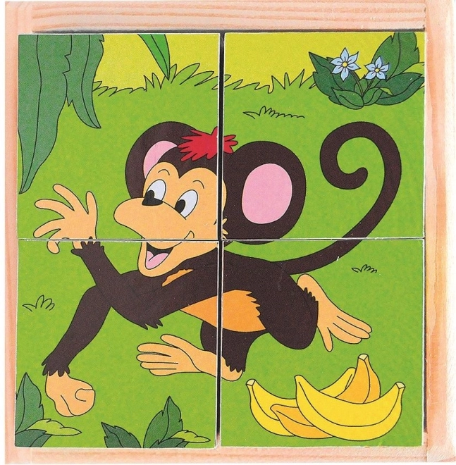 Puzzle de cubes Zoo