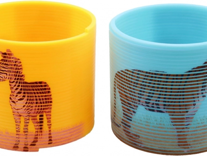 Ressorts Colorés Safari 12 pcs