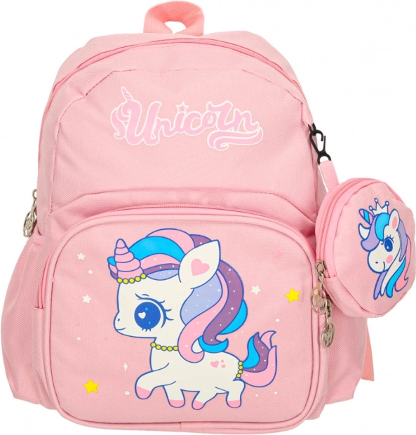 Sac à dos scolaire pour enfants Licorne 30x14x23 cm