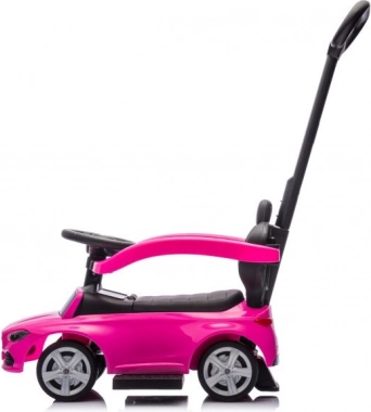 Trottinette avec bouton Mercedes-Benz 3en1 rose