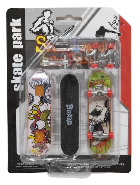 Set de skateboard à doigts en métal