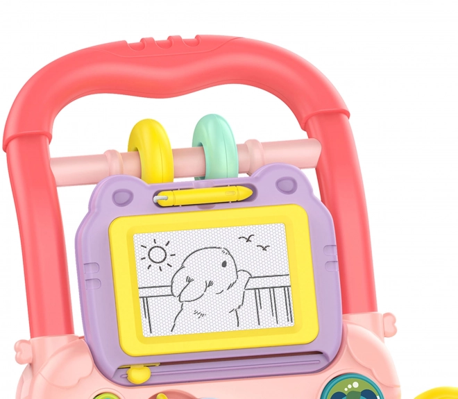 Trotteur interactif Woopie Baby avec musique et tableau effaçable