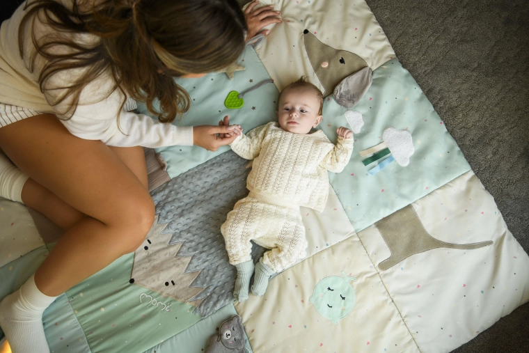 Grand espace de jeu doux 120 × 160 cm