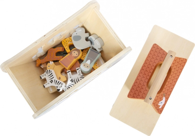 Arche de Noé Safari en bois pour enfants