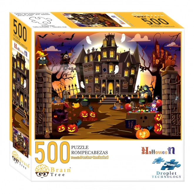Casse-tête Halloween 500 pièces de Brain Tree