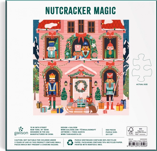 Puzzle carré La magie de Casse-Noisette 500 pièces
