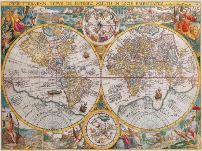 Ravensburger puzzle carte historique 1500 pièces