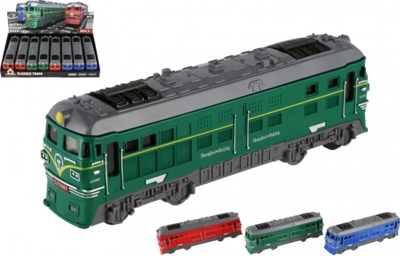 Locomotive en plastique à inertie 18 cm